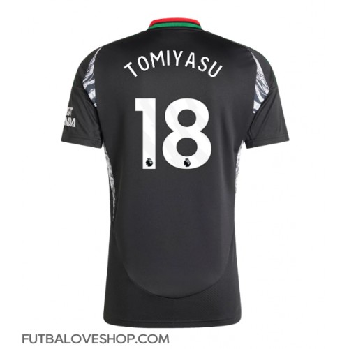 Dres Arsenal Takehiro Tomiyasu #18 Preč 2024-25 Krátky Rukáv